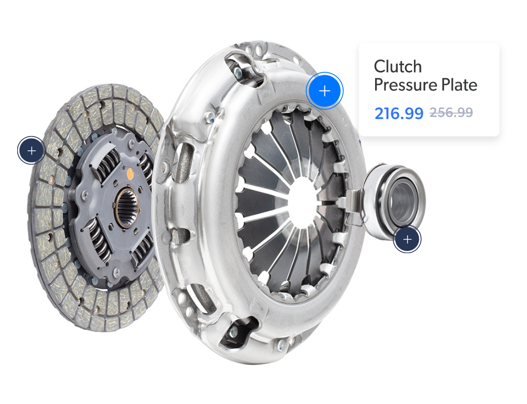 Image for pressure plate product with price info popped out.